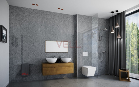 Płyta ścienna PCV VELL Ferro szary 260x100cm