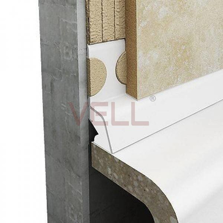 Listwa uszczelniająca PVC do wanny/brodzika - 15mm