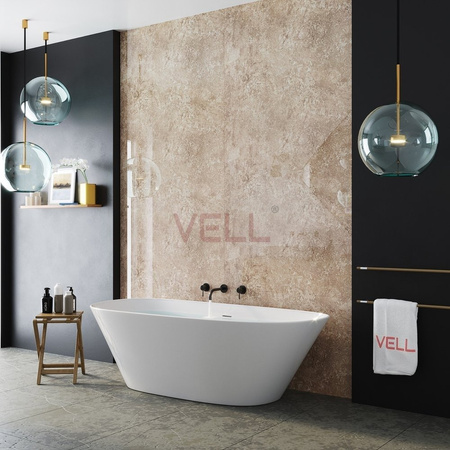 Płyta ścienna PCV VELL beton beżowy 260x100cm