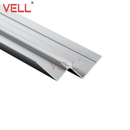 Listwa narożna wewnętrzna srebrna mat ALU 260cm