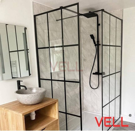 Płyta ścienna PCV VELL marmur szary 260x100cm