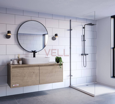 Płyta ścienna PCV VELL biała kafelka 260x100cm