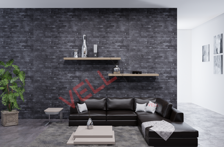 Płyta ścienna PCV VELL cegła szara mat 240x100cm