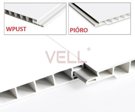 Płyta ścienna PCV VELL trawertyn beżowy 240x100cm