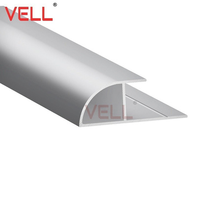 Listwa startowa półokrągła srebrna ALU 260cm