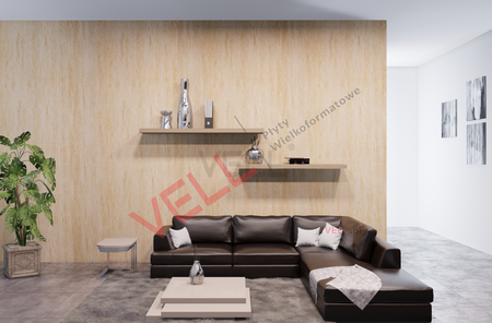 Płyta ścienna PCV VELL trawertyn beżowy mat 260x100 cm