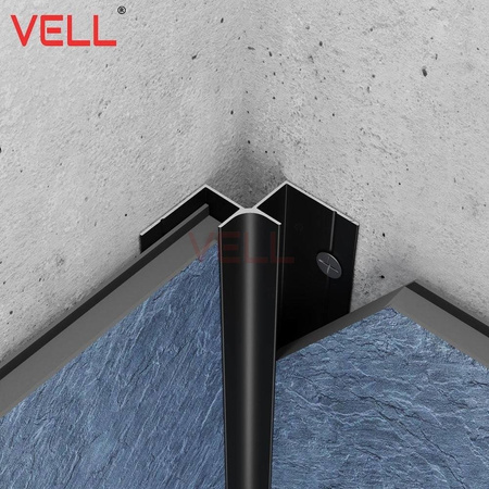 Listwa narożna wewnętrzna czarna ALU 260cm