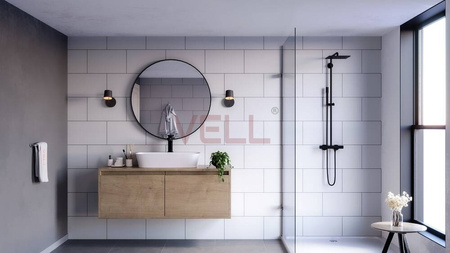 Płyta ścienna PCV VELL biała kafelka 260x100cm