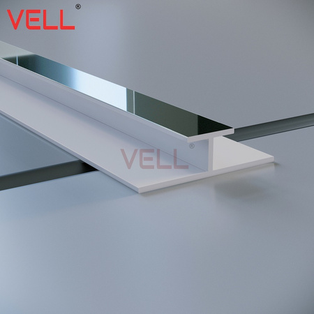 Listwa łącząca profil „H” srebrna /chrom PCV 240cm