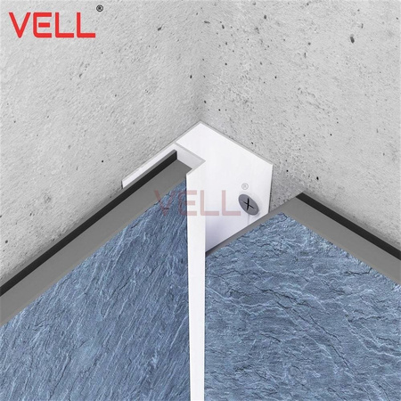 Listwa narożna wewnętrzna 90 ° biała mat ALU 260cm