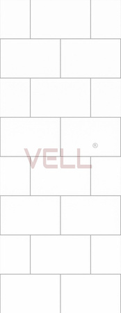 Płyta ścienna PCV VELL biała kafelka 260x100cm