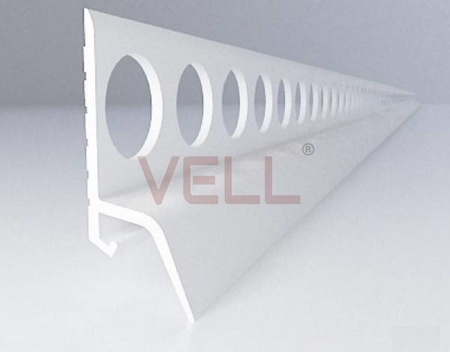 Listwa uszczelniająca PVC do wanny/brodzika - 15mm