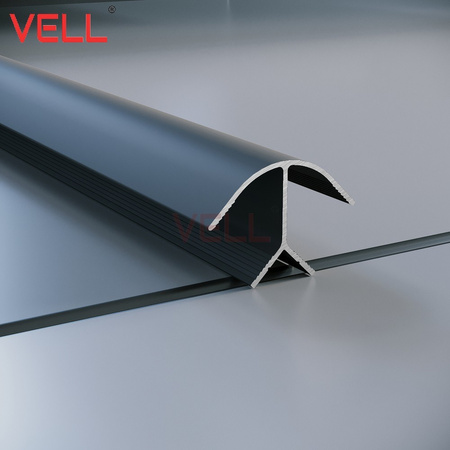 Profil narożny zewnętrzny meblowy V czarny ALU 15mm