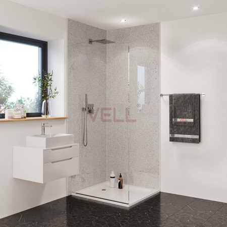 Płyta ścienna PCV VELL biała lastryko 260x100cm