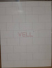 Płyta ścienna PCV VELL biała kafelka 260x100cm