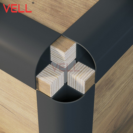 Łącznik PCV biały do profilu meblowego ALU 3x15mm