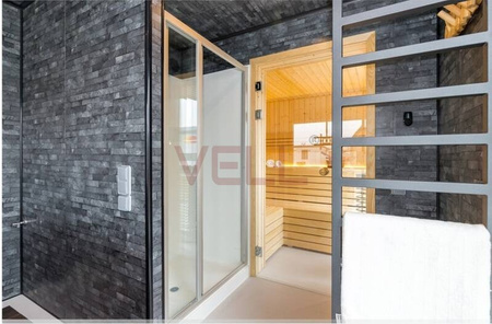 Płyta ścienna PCV VELL cegła szara mat 240x100cm