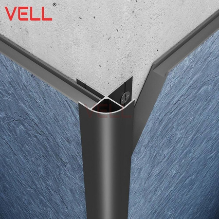 Profil narożny zewnętrzny czarny ALU 260cm