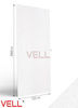 Płyta ścienna PCV VELL biała lastryko 260x100cm