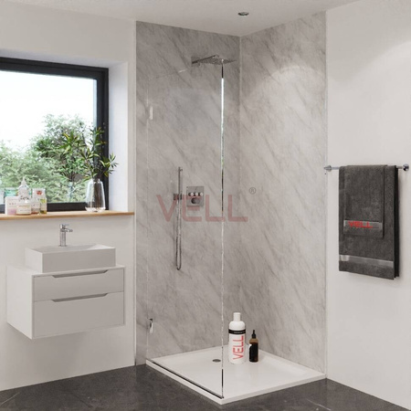 Płyta ścienna PCV VELL marmur szary 260x100cm