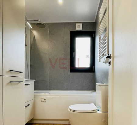 Płyta ścienna PCV VELL beton szary mat 260x100cm