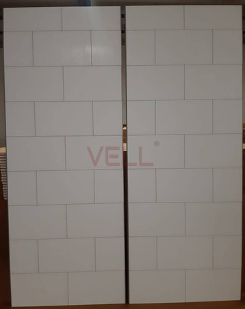 Płyta ścienna PCV VELL biała kafelka 260x100cm