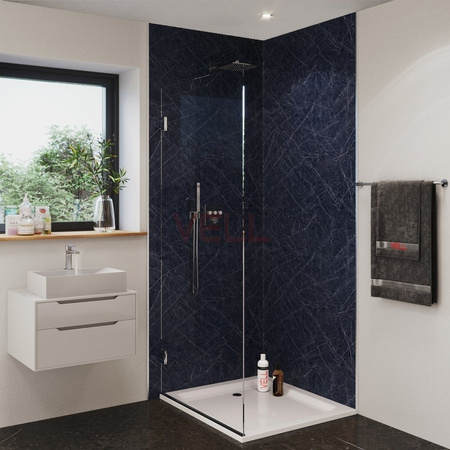 Płyta ścienna PCV VELL Nero grafit 260x100cm