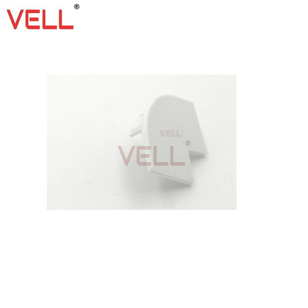 Zaślepka V biała PCV do profilu ALU 15mm