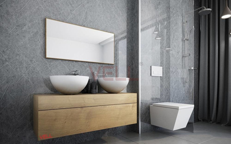 Płyta ścienna PCV VELL Ferro szary 260x100cm