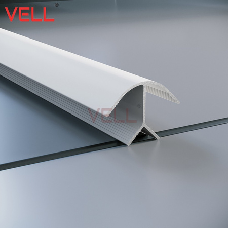 Profil narożny zewnętrzny meblowy V biały ALU 15mm