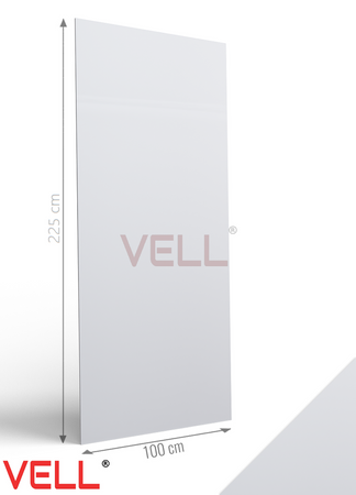 Płyta ścienna biała PCV VELL połysk 225x100 cm