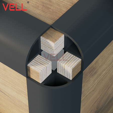 Łącznik PCV szary do profilu zew. ALU 3x10mm