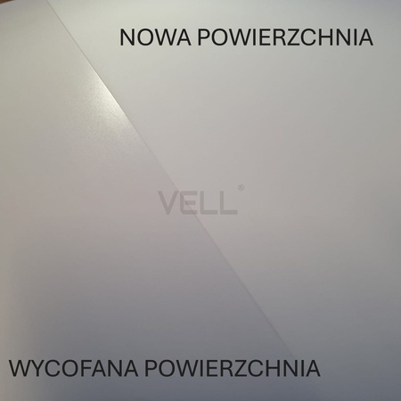 Płyta ścienna biała PCV VELL mat 260x100 cm