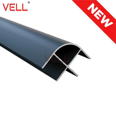 Profil narożny zewnętrzny meblowy czarny ALU 2m/15mm