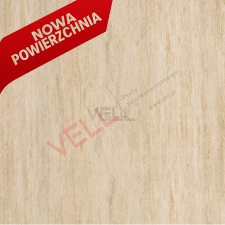 Płyta ścienna PCV VELL trawertyn beżowy mat 260x100 cm