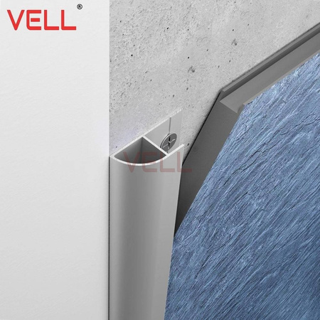 Listwa startowa półokrągła srebrna ALU 260cm