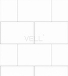 Płyta ścienna PCV VELL biała kafelka 260x100cm