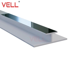 Listwa łącząca profil „H” srebrna /chrom PCV 260cm